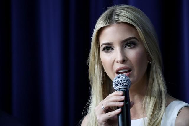 US President Donald Trump’s daughter and adviser Ivanka Trump speaks at an event in Washington. (Win McNamee/Getty Images)&nbsp;