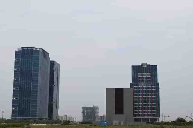 GIFT 1 and GIFT 2, the completed towers of the city