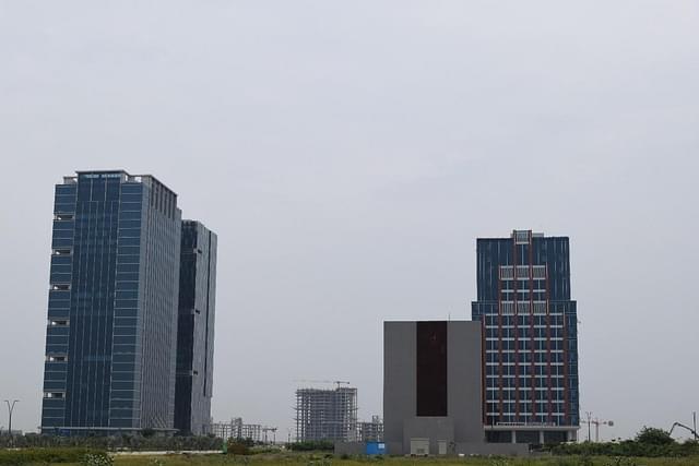 GIFT 1 and GIFT 2, the completed towers of the city