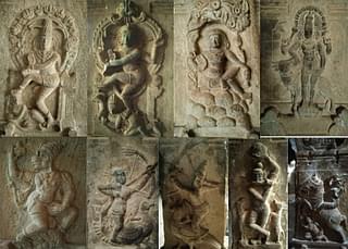 Some of the pillar sculptures in Kalaiyarkovil, each of them needs the attention which they never get.