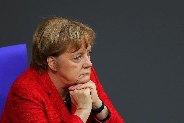Angela Merkel attends the first Bundestag session since the collapse of government coalition talks  in Berlin, Germany. (Sean Gallup/GettyImages)