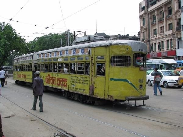 A  Kolkata tram (Wikimedia Commons)