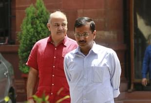 Arvind Kejriwal and Manish Sisodia (Sanjeev Verma/Hindustan Times via Getty Images)