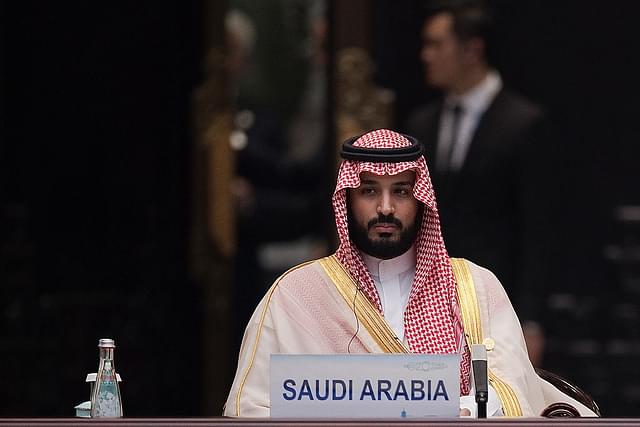 Crown Prince Mohammed bin Salman attends a G20 meeting in Hangzhou, China. (Nicolas Asfouri/Pool/GettyImages)&nbsp;