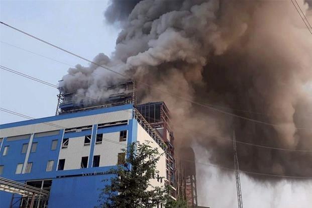 The blast occurred in the boiler area of a recently commissioned 500 MW unit at NTPC’s Unchahar plant in Raebareli district of Uttar Pradesh. (PTI)