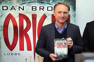 American author Dan Brown during a press conference at the 2017 Frankfurt Book Fair in Germany. (Hannelore Foerster/Getty Images)
