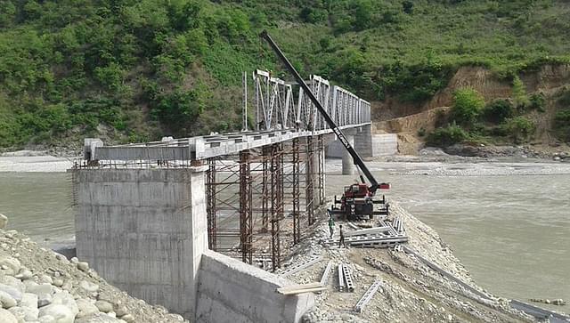 An under-construction truss bridge over the Kali Gandaki River (Representative Image)