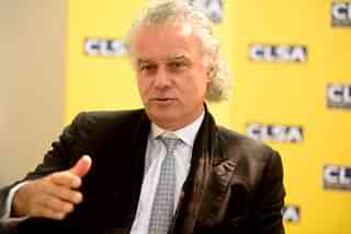 Christopher Wood, Managing Director of CLSA  in Gurgaon, India. (Ramesh Pathania/Mint via Getty Images)