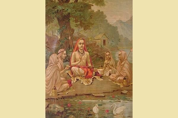 Adi Shankara with disciples/Wikimedia Commons