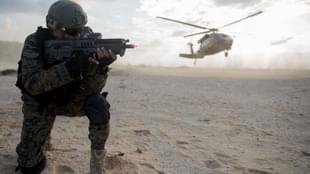 Indian and Israeli commandos taking part in a joint military exercise in Israel. (IDF Spokesman)