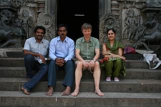 Left to Right: Aravind Reddy, Dr Srivatsa Vati, Prof Adam Hardy, Yeshaswini Sharma