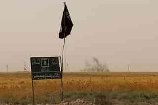 An ISIS flag (Marwan Ibrahim/AFP via Getty Images)