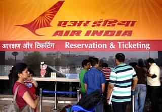  Reservation and ticketing counter of Air India (Kalpak Pathak/Hindustan Times via Getty Images)