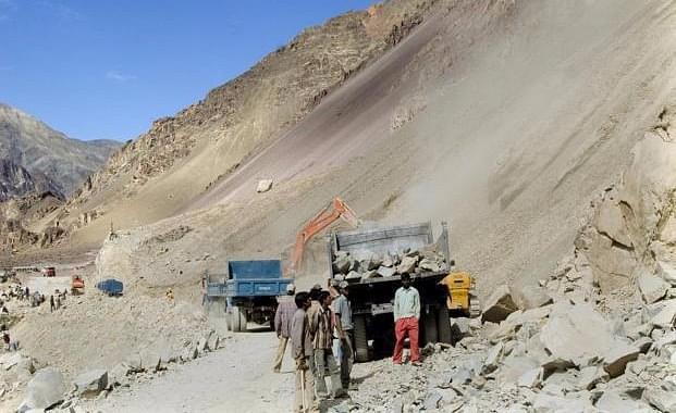 The road through Umling La, the world’s highest motorable road (Representative image, Ramesh Pathania/Mint via Getty Images)