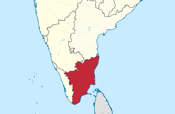Map of Tamil Nadu (TUBS/Wikimedia Commons)