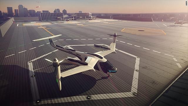 Uber partners with NASA on flying taxis (Uber)