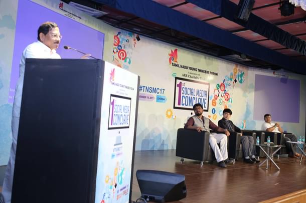 Ma Foi K Pandiarajan with other panellists.