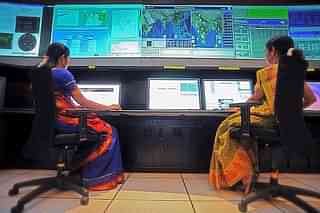 Scientists from the Indian Space Research Organisation (ISRO) (Manjunath Kiran/AFP/Getty Images)