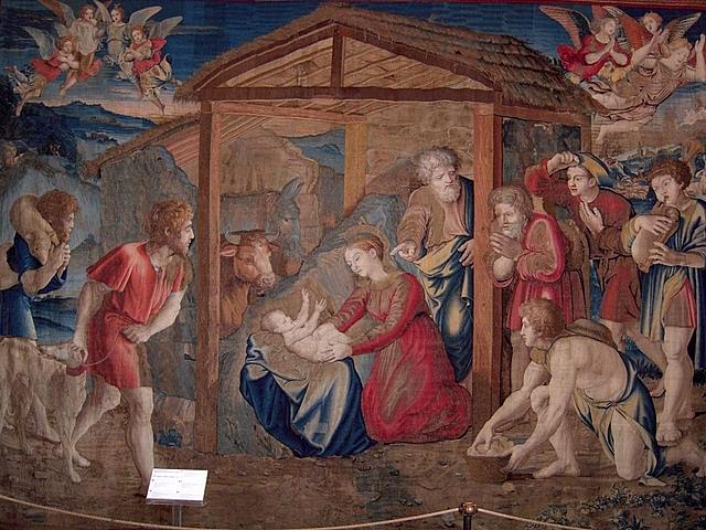 Adoration of the Shepherds&nbsp;(School of Raphael - Henry Townsend/Wikimedia Commons)