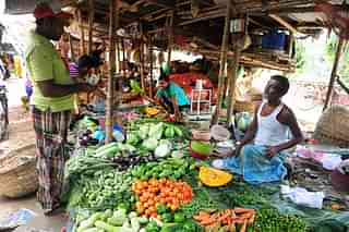 A vegetable market at Banshdroni, a Kolkata suburb. (Indranil Bhoumik/Mint via Getty Images)