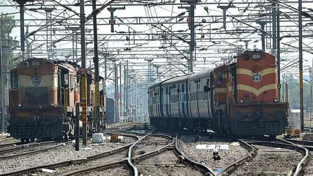Indian Railways. (NOAH SEELAM/AFP/GettyImages)