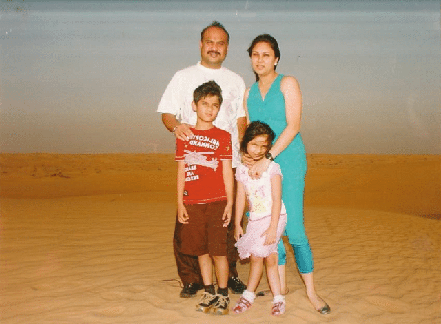Himanta Biswa Sarma with his family