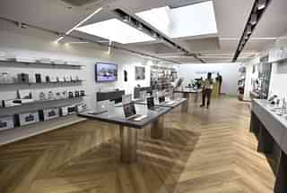 Apple store in New Delhi’s Greater Kailash 2. (Ravi Choudhary/Hindustan Times via Getty Images)