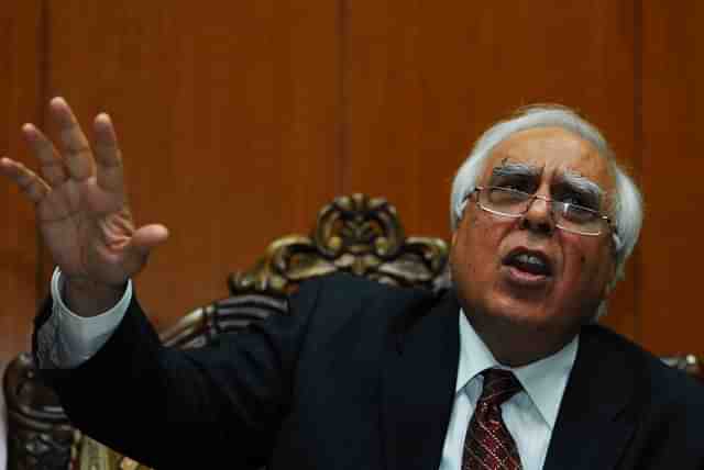 Lawyer Kapil Sibal. (Pradeep Gaur/Mint via Getty Images)