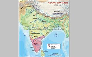 Vijayanagara Empire under Krishnadevaraya (www.mapsofindia.com)&nbsp;
