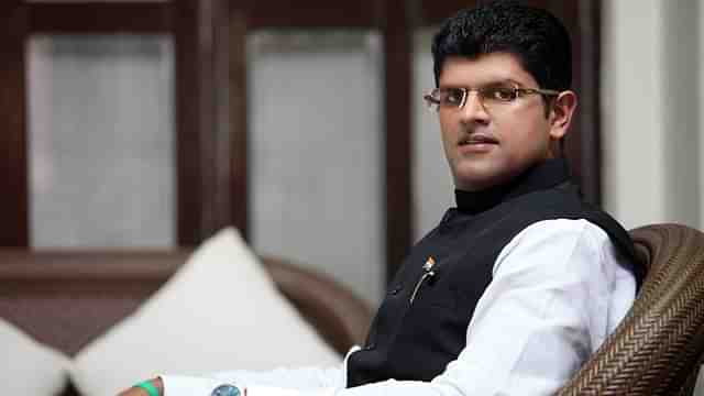 JJP leader Dushyant Chautala (Credits: The Hindu)