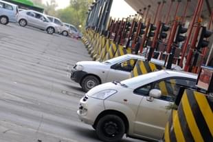 Delhi-Gurgaon toll plaza. (Pradeep Gaur/Mint via GettyImages) 