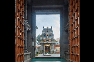 The gateway to Koniamman Temple. (Divya Chandran)