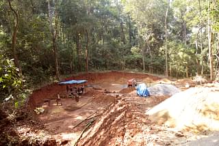 Yashaswini’s new resting place under construction (Ram Kumar)
