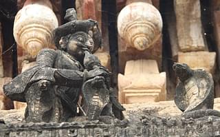Charm of the Chatram, a sculpture found in Mukthambal Chatram