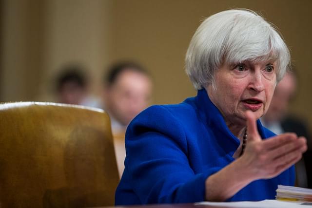 Federal Reserve Chair Janet Yellen testifies during a Joint Economic Committee on Economy Hearing on Capitol Hill November 29, 2017 in Washington, DC. (Zach Gibson/Getty Images)