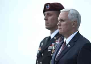 <p>US Vice President Mike Pence (R) and General James McConville (L). (Win McNamee/Getty Images)</p>