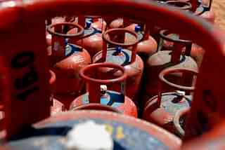 Cooking gas cylinders (Hemant Mishra/Mint via Getty Images)