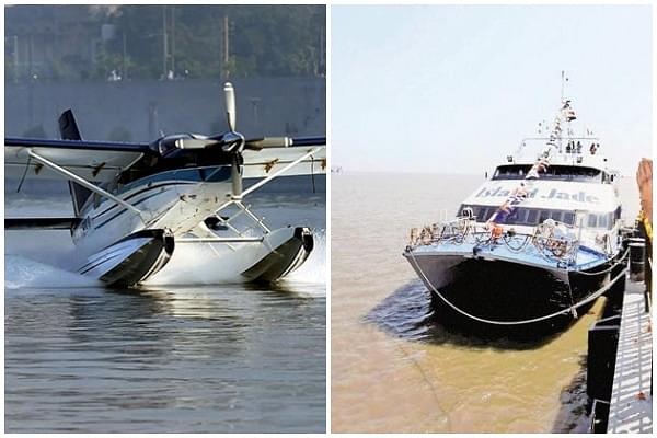 The seaplane and Ro-Ro ferry
