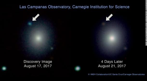 Neutron stars collision (picture courtesy CNN)