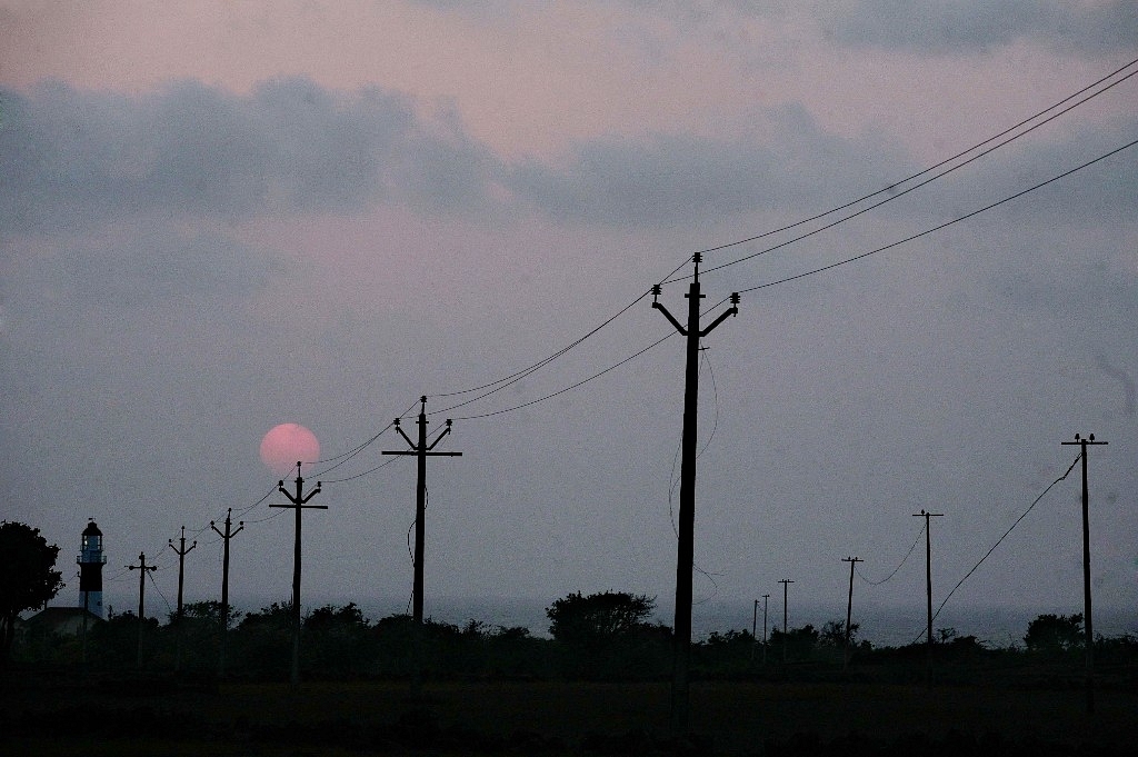 Electric cables. (Satish Bate/Hindustan Times via Getty Images)