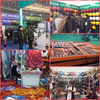 At the Yiwu and Linyi expo