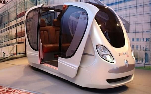 Masdar’s 2getthere pod taxi (Twitter)