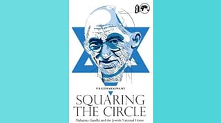 The cover of <span style="background-color: rgb(255, 255, 255); font-style: italic; white-space: pre-wrap;">Squaring the Circle: Mahatma Gandhi and the Jewish National Home</span>