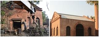 Pump house at challis khoo before and after restoration. (source: CRCI)