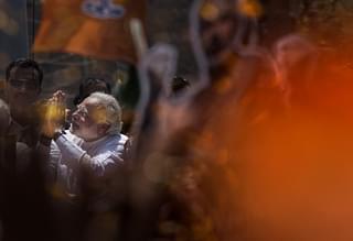 Prime Minister Modi at an election rally. (Gettyimages)