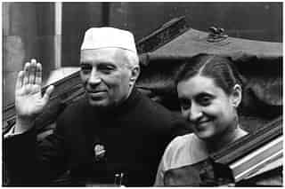  India’s first Prime Minister Jawaharlal Nehru (1869 - 1964), with his daughter Indira Gandhi (Monty Fresco/Topical Press Agency/Getty Images)