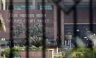 Saket District Court in New Delhi, India. (M Zhazo/Hindustan Times via Getty Images)
