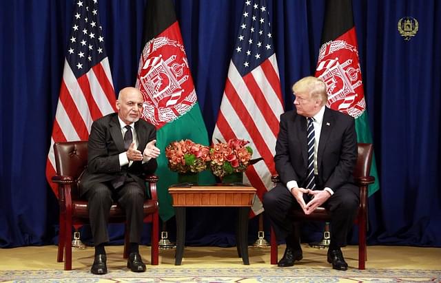 Afghanistan President Ashraf Ghani and United States President Donald Trump (Office of the President of Afghanistan/Twitter)