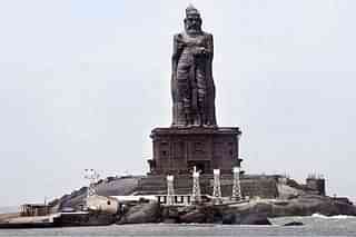 Statue of the famous poet of Thirukkural, Thiruvalluvar, in Kanyakumari