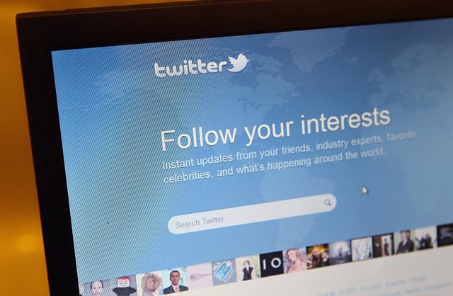 Twitter’s homepage (Oli Scarff/Getty Images)